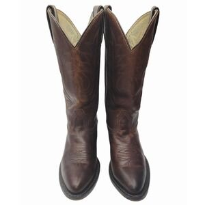 Durango Women's Western Boots 5.5M Brown Leather Snip Toe Cowboy RD4112